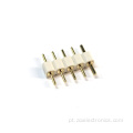 2.54 Conector de alfinete de pino de giro anti-reverso branco